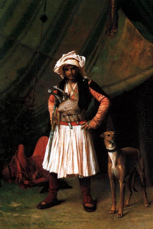 Jean Leon Gerome Bashi-Bazouk and his Dog china oil painting image